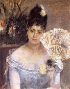 Berthe Morisot At the ball painting